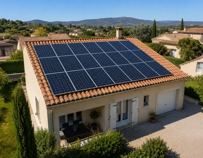 Prime à l'autoconsommation panneaux solaires Distré — aide financière de l'État